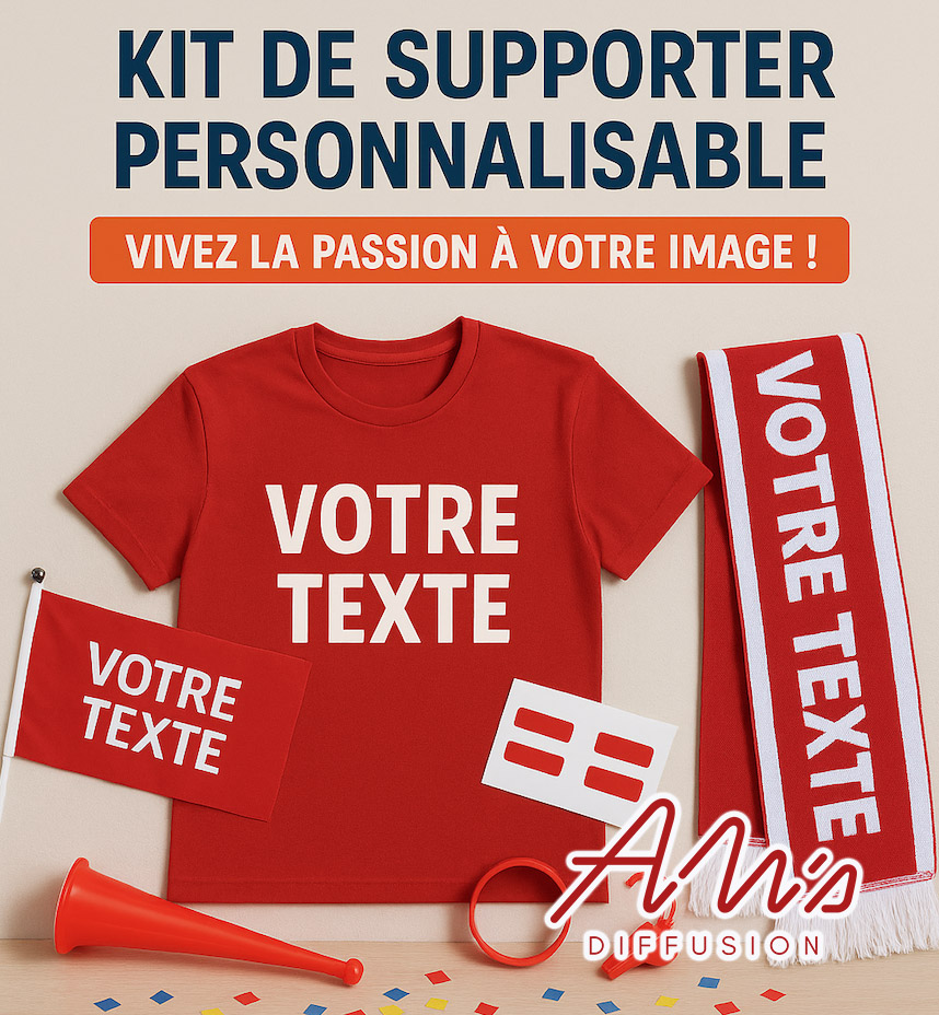 Kit de supporter personnalisable