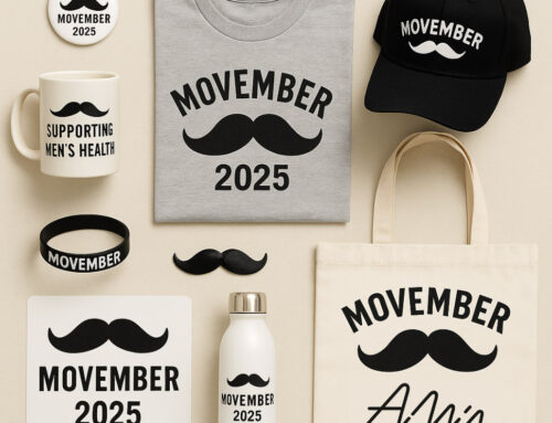 Des objets personnalisés pour soutenir Movember 2025 avec style et engagement
